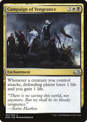 Campaign of Vengeance card from Eldritch Moon