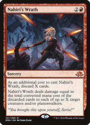 Nahiri's Wrath card from Eldritch Moon