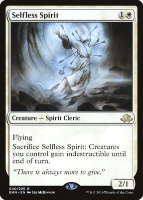 Selfless Spirit card from Eldritch Moon