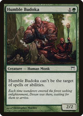 Humble Budoka card from Champions of Kamigawa