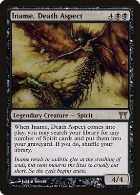 Iname, Death Aspect card from Champions of Kamigawa