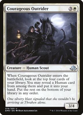 Courageous Outrider card from Eldritch Moon