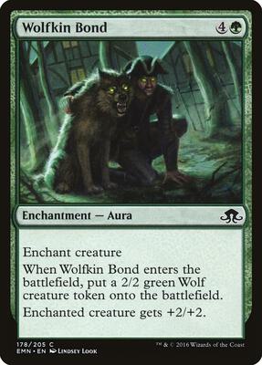 Wolfkin Bond card from Eldritch Moon