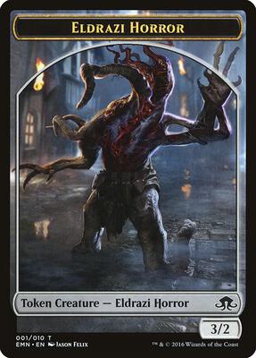Eldrazi Horror Token card from Eldritch Moon