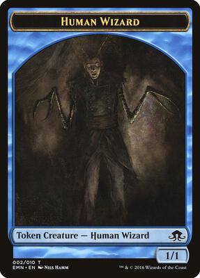 Human Wizard Token card from Eldritch Moon