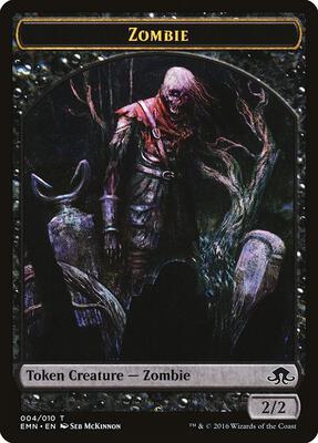 Zombie Token (004) card from Eldritch Moon