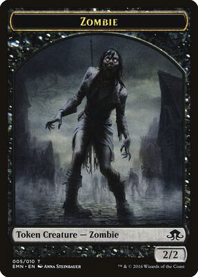 Zombie Token (005) card from Eldritch Moon