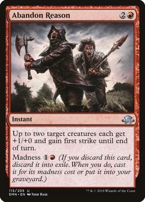 Abandon Reason card from Eldritch Moon