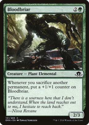 Bloodbriar card from Eldritch Moon