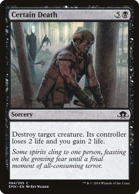 Certain Death card from Eldritch Moon