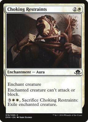 Choking Restraints card from Eldritch Moon