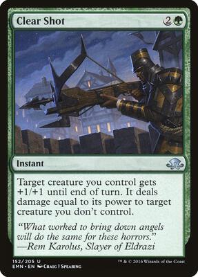 Clear Shot card from Eldritch Moon