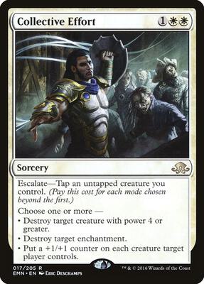 Collective Effort card from Eldritch Moon
