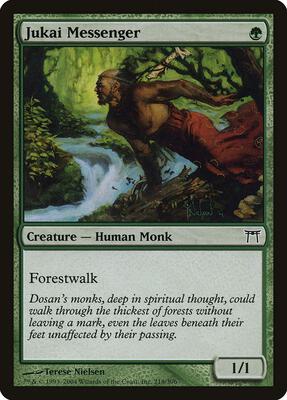 Jukai Messenger card from Champions of Kamigawa