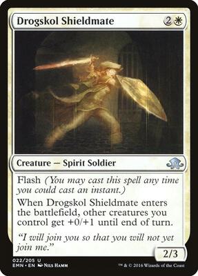Drogskol Shieldmate card from Eldritch Moon