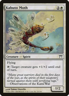 Kabuto Moth card from Champions of Kamigawa