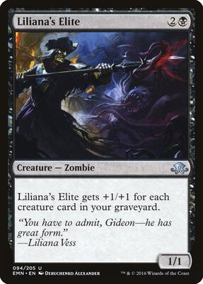 Liliana's Elite card from Eldritch Moon