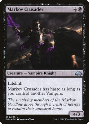Markov Crusader card from Eldritch Moon