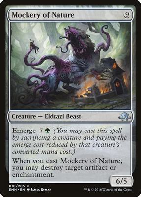 Mockery of Nature card from Eldritch Moon