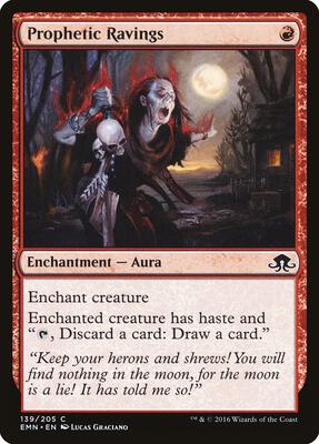 Prophetic Ravings card from Eldritch Moon