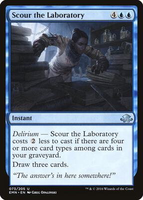 Scour the Laboratory card from Eldritch Moon