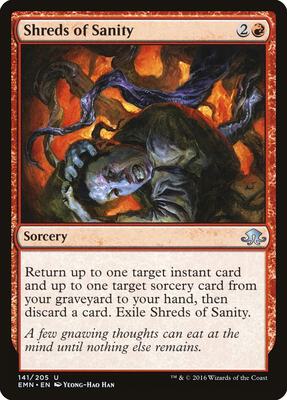 Shreds of Sanity card from Eldritch Moon
