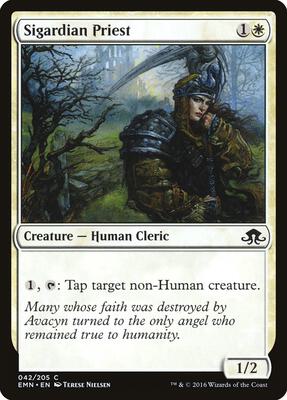Sigardian Priest card from Eldritch Moon