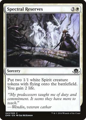 Spectral Reserves card from Eldritch Moon