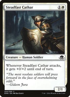 Steadfast Cathar card from Eldritch Moon