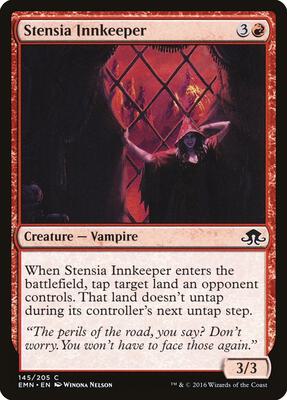 Stensia Innkeeper card from Eldritch Moon