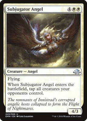 Subjugator Angel card from Eldritch Moon
