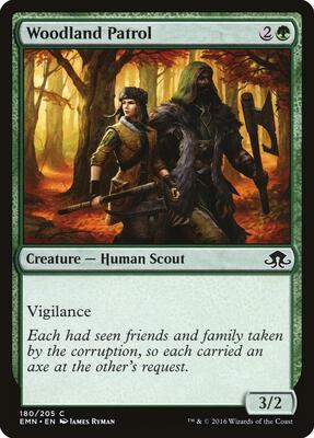 Woodland Patrol card from Eldritch Moon
