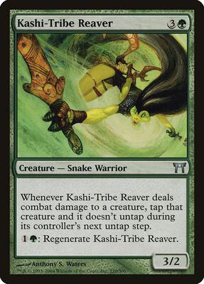 Kashi-Tribe Reaver card from Champions of Kamigawa