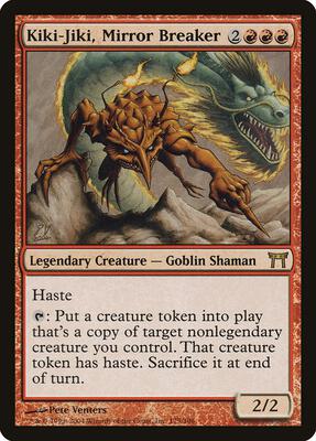 Kiki-Jiki, Mirror Breaker card from Champions of Kamigawa