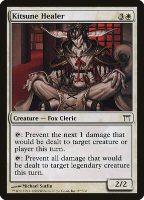 Kitsune Healer card from Champions of Kamigawa