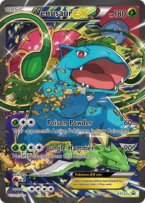Venusaur EX - XY123 card from XY Promos
