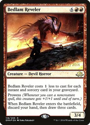 Bedlam Reveler card from Prerelease Cards
