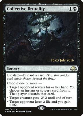 Collective Brutality card from Prerelease Cards