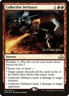 Collective Defiance card from Prerelease Cards