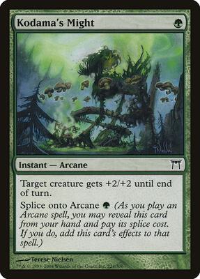 Kodama's Might card from Champions of Kamigawa