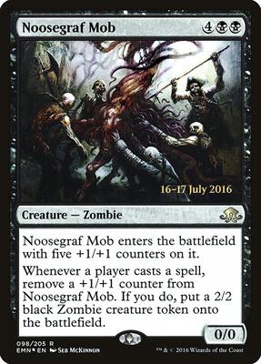 Noosegraf Mob card from Prerelease Cards