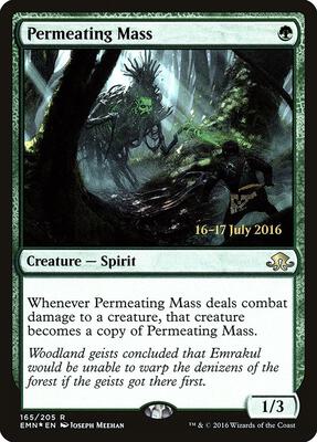 Permeating Mass card from Prerelease Cards