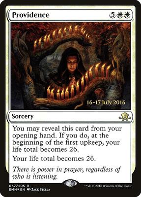Providence card from Prerelease Cards