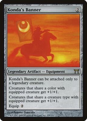 Konda's Banner card from Champions of Kamigawa