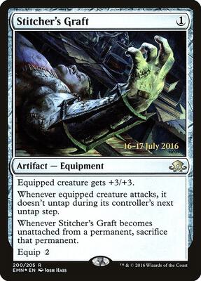 Stitcher's Graft card from Prerelease Cards