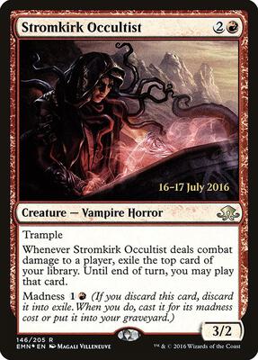 Stromkirk Occultist card from Prerelease Cards