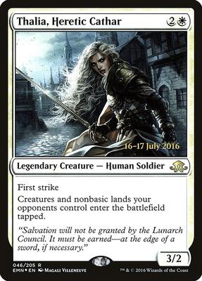 Thalia, Heretic Cathar card from Prerelease Cards
