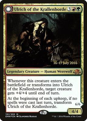 Ulrich of the Krallenhorde card from Prerelease Cards