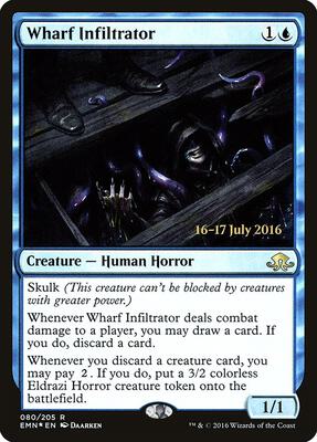 Wharf Infiltrator card from Prerelease Cards
