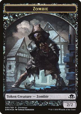 Zombie Token (Double-Sided) card from Prerelease Cards